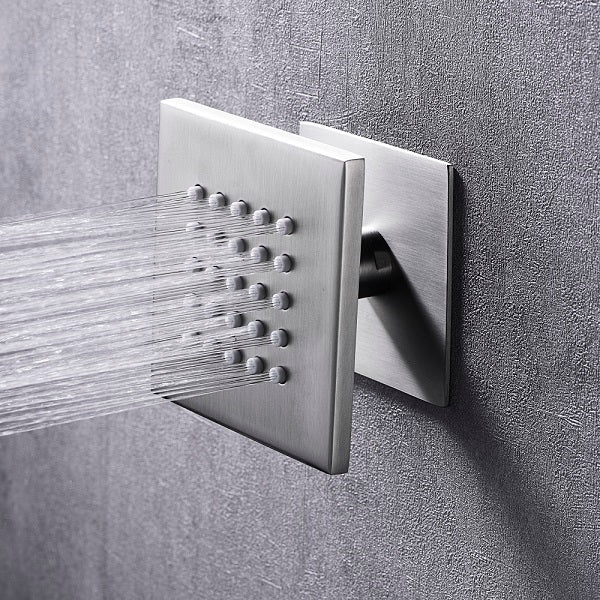 Cascada Modern Design 4” Square Body Spray Shower Jet - Image 3