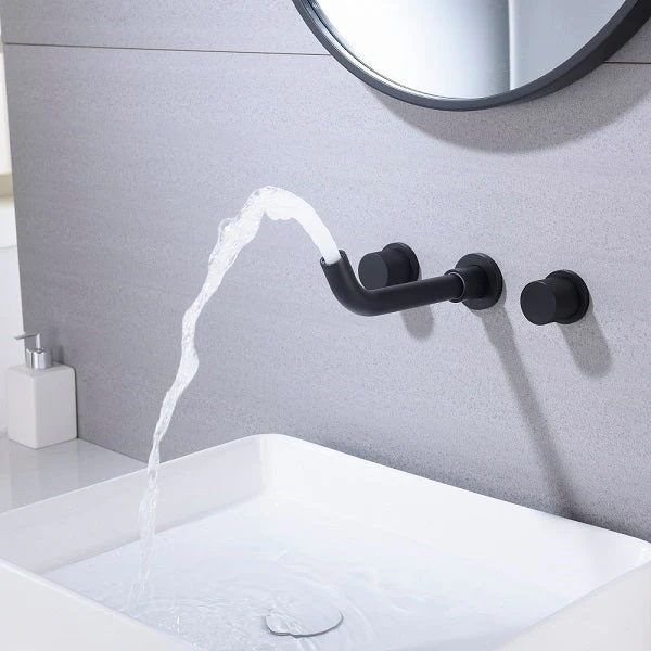 Cascada Arno Wall-Mounted Waterfall Faucet – Modern Bathroom Sink Fixture - Image 4