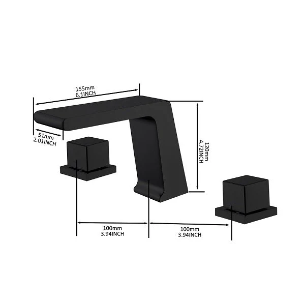 Cascada Royale Luxury Waterfall Faucet for Bathroom Sink – Sleek Modern Design - Image 2