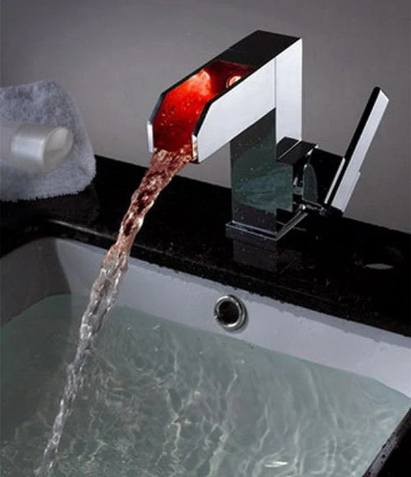 LED Waterfall Sink Faucet - Image 3