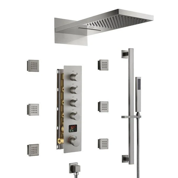 Cascada Naples 9"x22" Bluetooth LED Digital Shower System - Image 7
