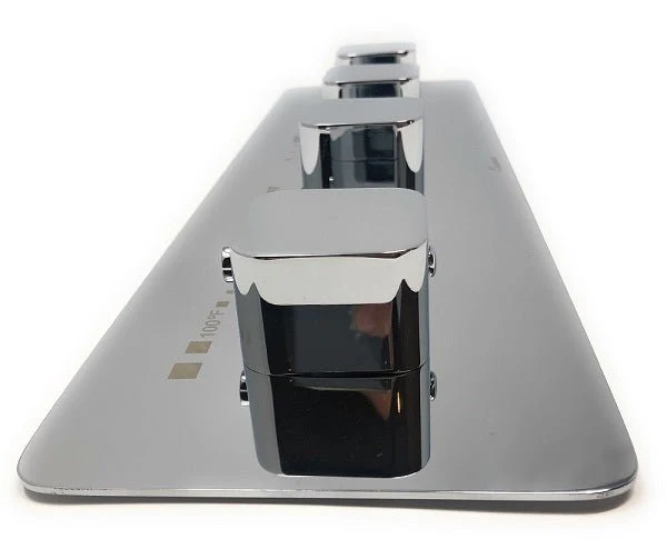 Cascada Napoli LED Shower System: Rainfall, Spa Mist, Thermostatic Control - Image 14