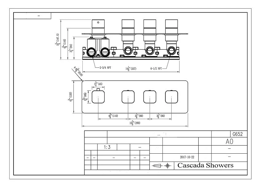 Cascada Napoli LED Shower System: Rainfall, Spa Mist, Thermostatic Control - Image 16