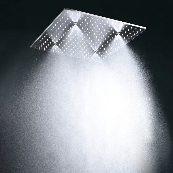 Cascada Napoli LED Shower System: Rainfall, Spa Mist, Thermostatic Control - Image 2