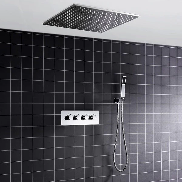 Cascada Napoli LED Shower System: Rainfall, Spa Mist, Thermostatic Control - Image 3