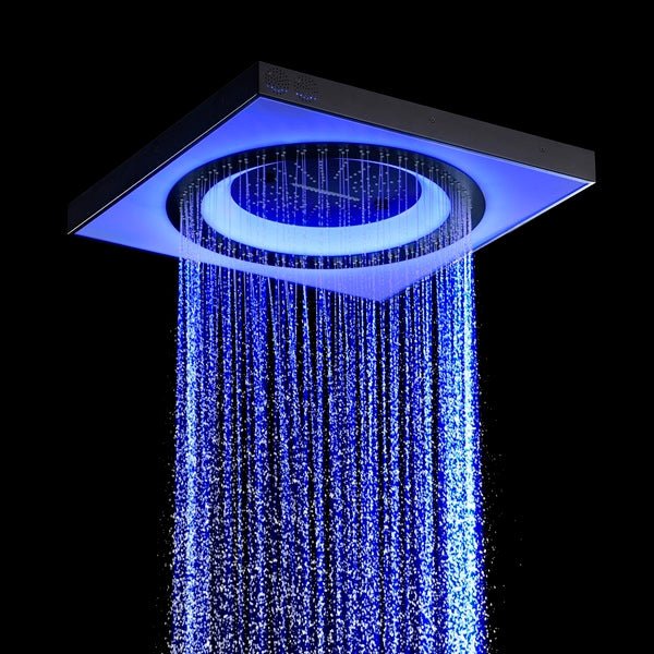 Cascada Perla 24" LED Music Shower System with Dual Showerheads and Body Jets - Image 13