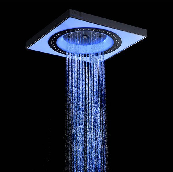 Cascada Perla 24" LED Music Shower System with Dual Showerheads and Body Jets - Image 15