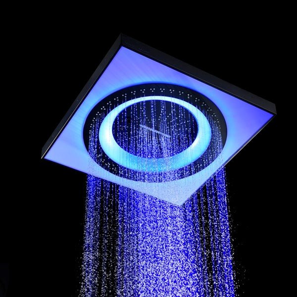 Cascada Perla 24" LED Music Shower System with Dual Showerheads and Body Jets - Image 23