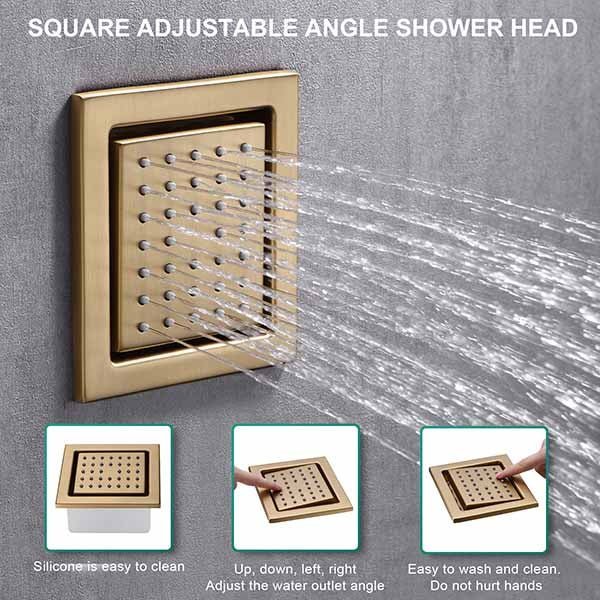 Cascada Perla 24" LED Music Shower System with Dual Showerheads and Body Jets - Image 9