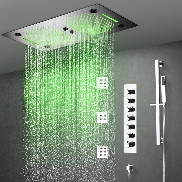 Cascada Pisa 16"x28" Music LED Shower System - Image 11