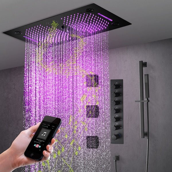 Cascada Pisa 16"x28" Music LED Shower System - Image 16