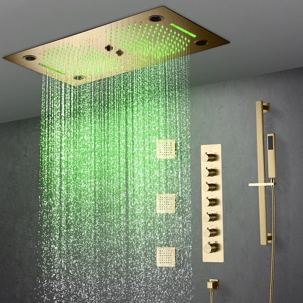 Cascada Pisa 16"x28" Music LED Shower System - Image 17