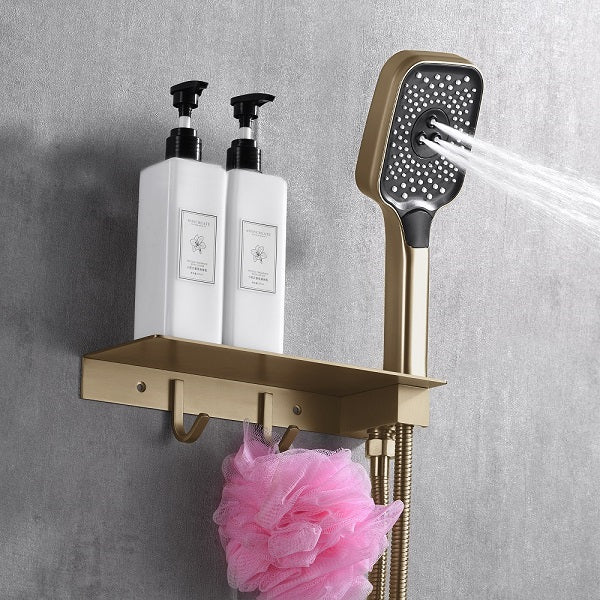 Cascada Pompeii 12" Brushed Gold Shower Set - Image 3