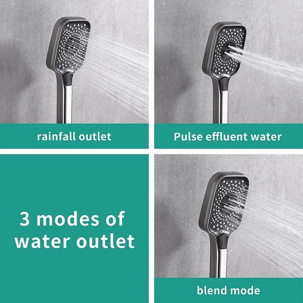 Cascada Pompeii 12" Brushed Nickel Shower Set - Image 5