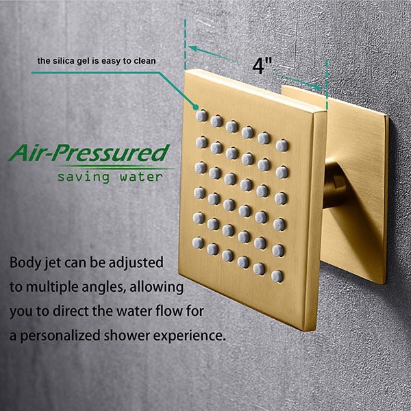 Cascada Portofino 16"x36" LED Music Dual Shower System - Image 12
