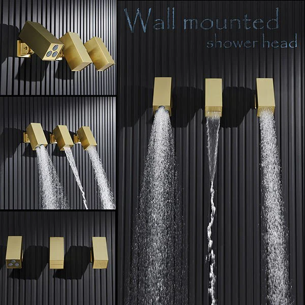 Cascada Portofino 16"x36" LED Music Dual Shower System - Image 8