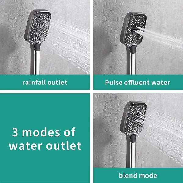 Cascada Positano 15"x23" Brushed Nickel Music LED Shower System - Image 3