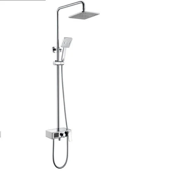 Cascada Serena 8" Digital Shower Faucet Set Chrome Finish