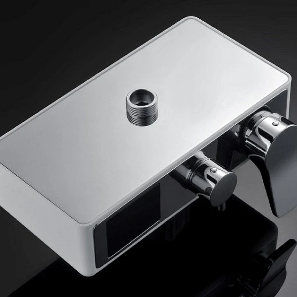 Cascada Serena 8" Digital Shower Faucet Set Chrome Finish - Image 12