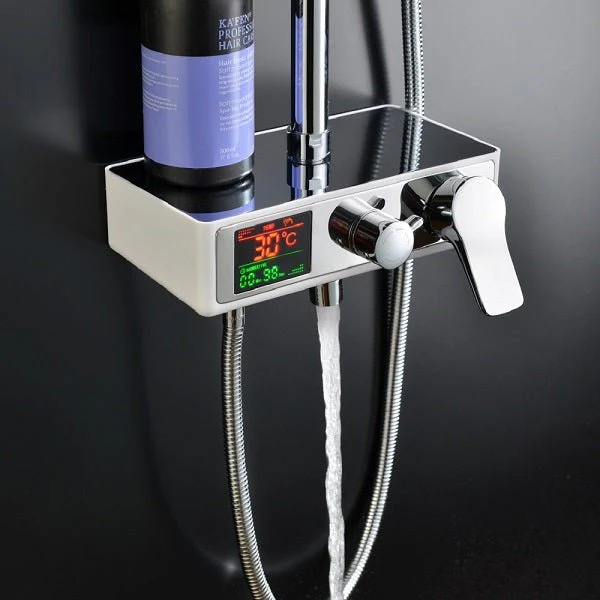 Cascada Serena 8" Digital Shower Faucet Set Chrome Finish - Image 2