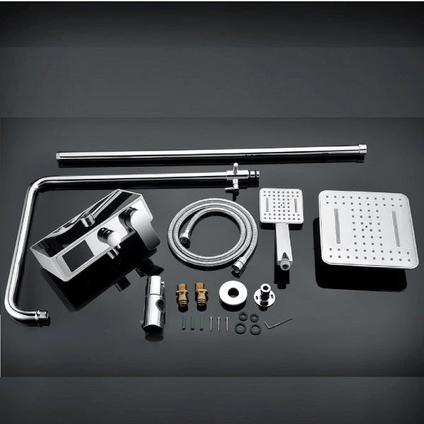 Cascada Serena 8" Digital Shower Faucet Set Chrome Finish - Image 5