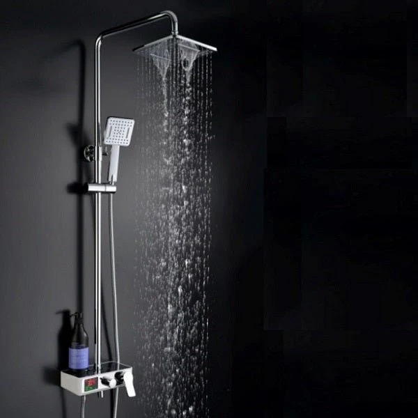 Cascada Serena 8" Digital Shower Faucet Set Chrome Finish - Image 6
