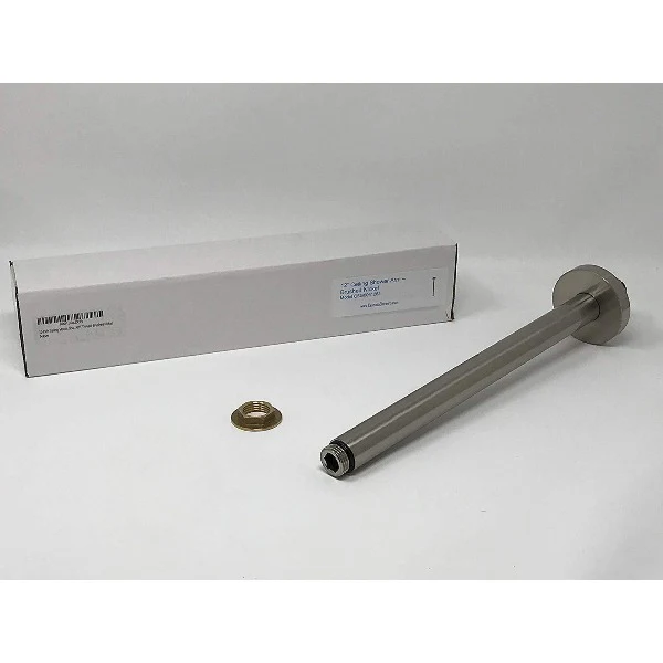 Cascada Showers 12" Ceiling Mount Shower Arm with Escutcheon: The Perfect Way to Upgrade Your Shower - Image 3