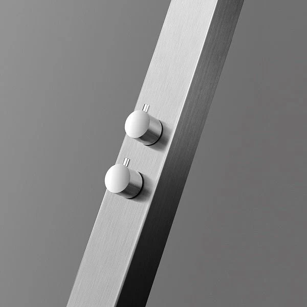 Cascada Showers Outdoor Shower Panel: Brushed Stainless Steel Finish for a Sleek and Stylish Look - Image 4