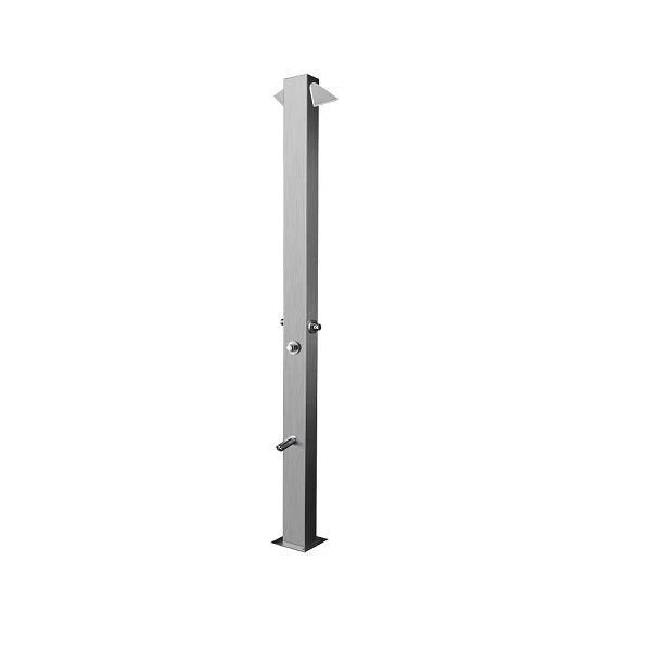 Cascada Showers Stainless Steel Outdoor Shower Panel: Upgrade Your Backyard Oasis - Image 4