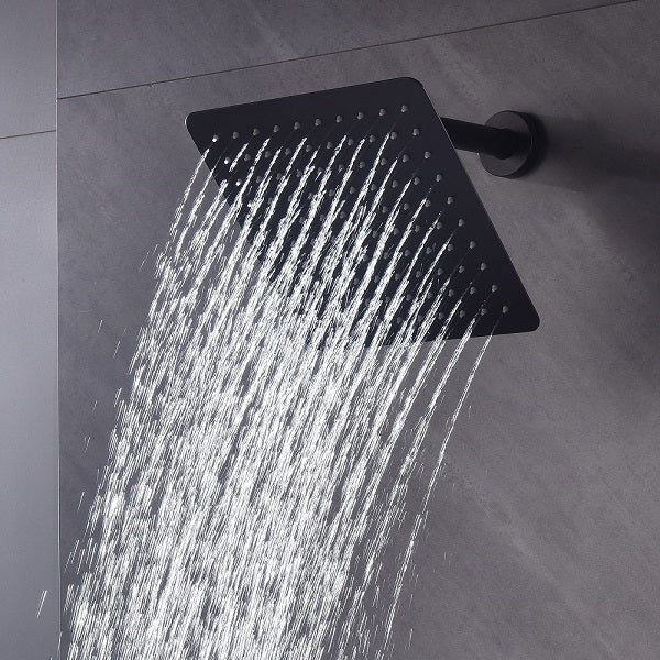 Cascada Sicilian 16"x28" Music LED Waterfall Shower System with Dual Rain Showerheads - Image 8