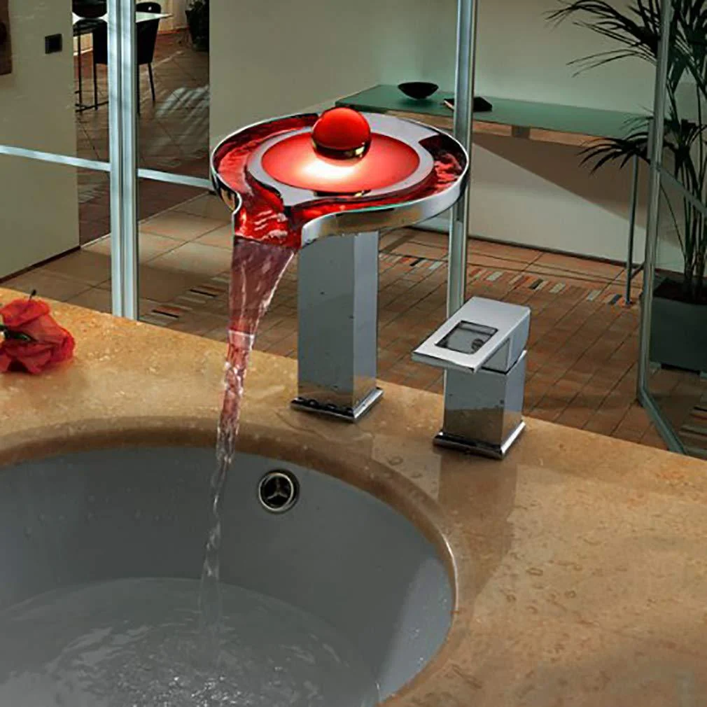 LED Waterfall Sink Faucet - Image 3
