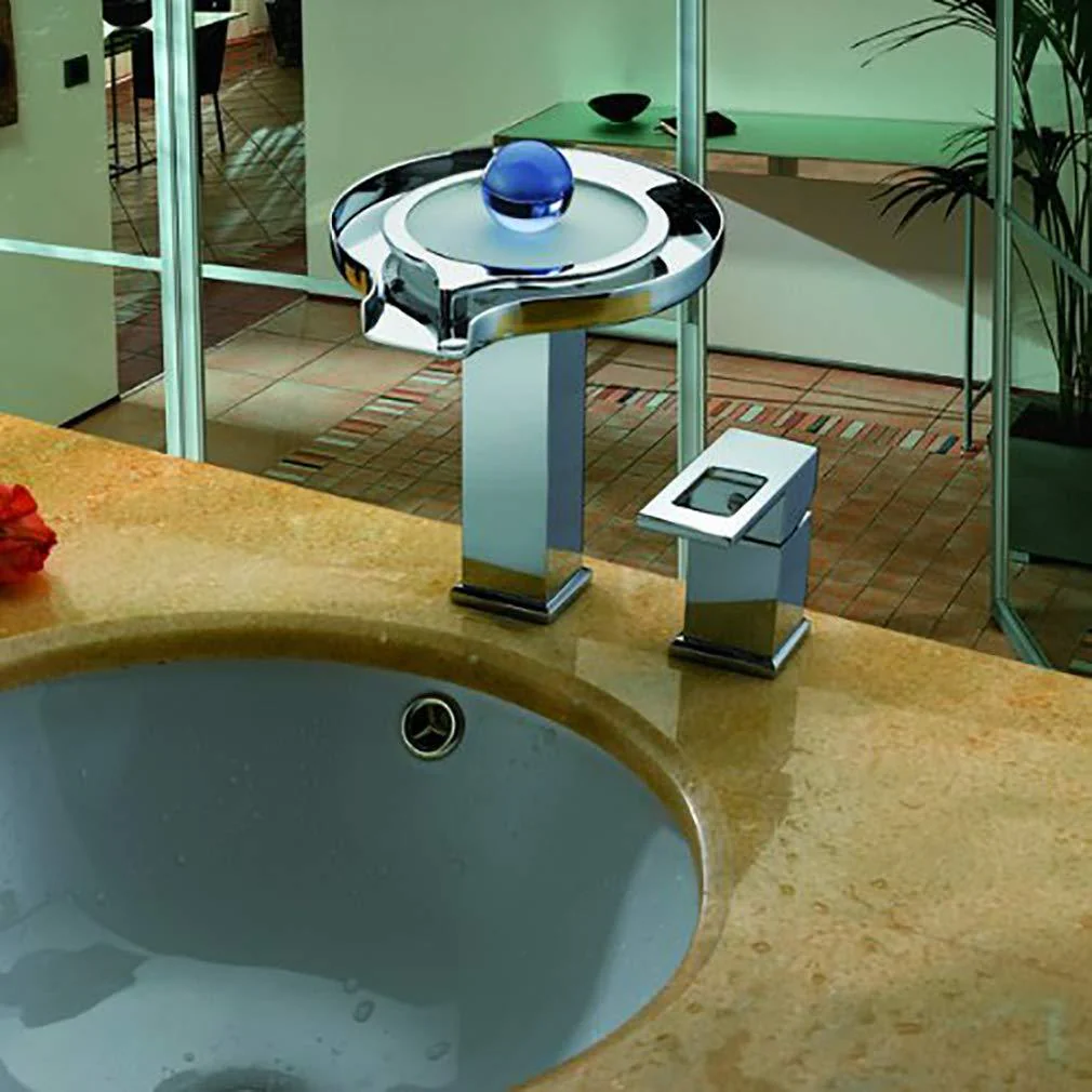 LED Waterfall Sink Faucet - Image 5