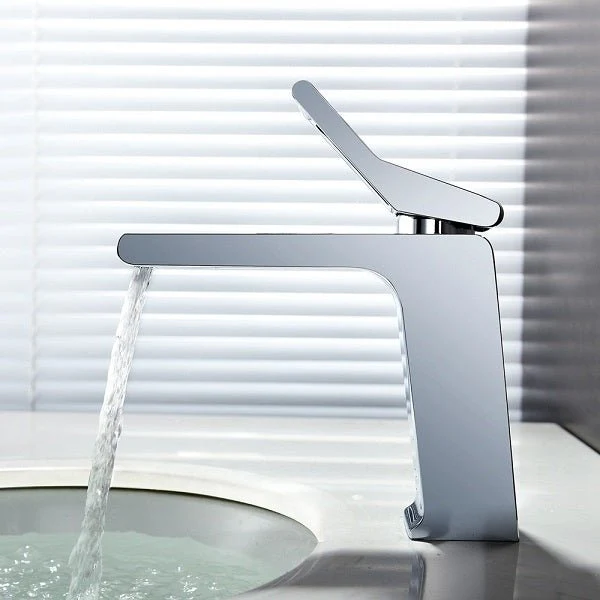 Cascada Single Handle Waterfall Bathroom Sink Faucet - Image 3