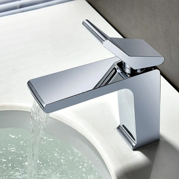 Cascada Single Handle Waterfall Bathroom Sink Faucet - Image 6