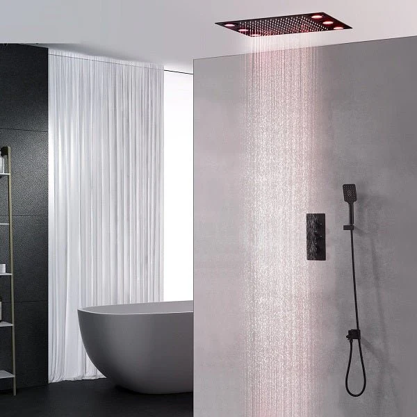 Cascada 14"x20" LED Shower System with 2-Way Thermostatic Valve - Image 10