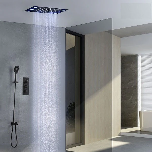 Cascada 14"x20" LED Shower System with 2-Way Thermostatic Valve - Image 11