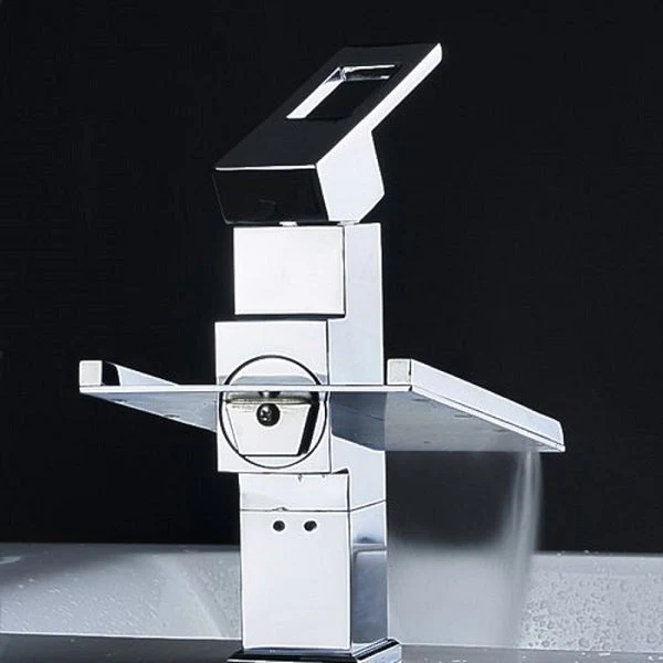 Cascada Venezia Chrome LED Waterfall Bathroom Faucet - Image 11