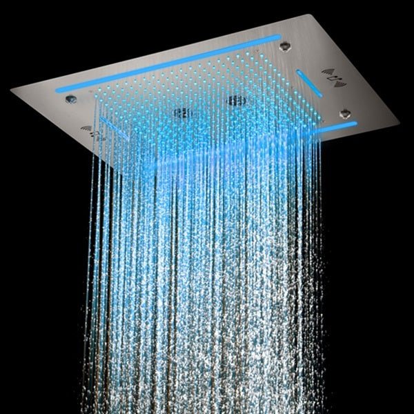 Cascada Venice 23"x31" Brushed Nickel Bluetooth LED Shower System - Image 14
