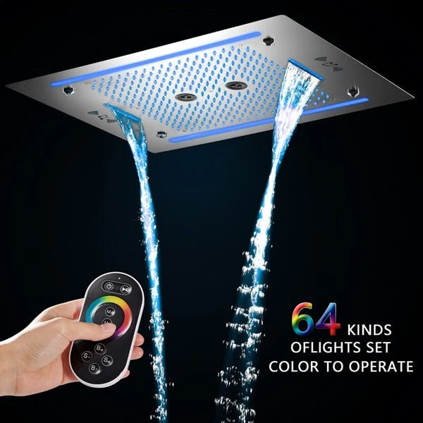Cascada Venice 23"x31" Music LED Shower System - Image 15