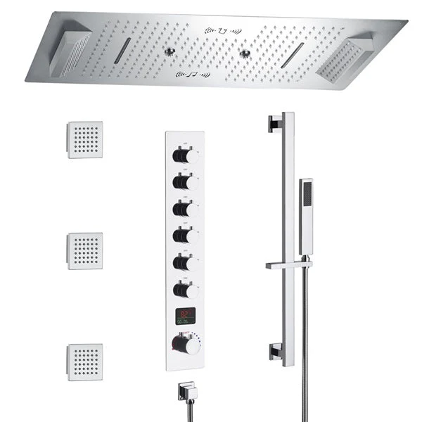Cascada Verona 16"x36" Music LED Digital Shower System - Image 9