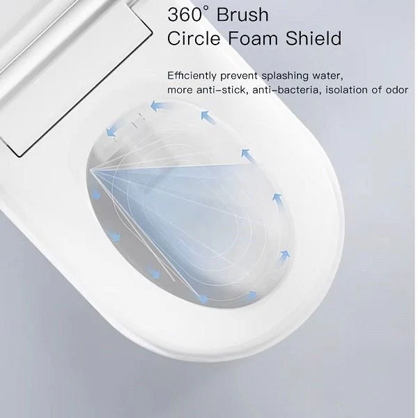 Cascada Verona All-in-One Ceramic Intelligent Toilet with Baby Wash, Voice Control and Power-Off Flushing - Image 5