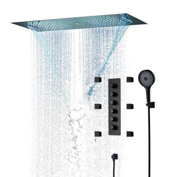 Cascada Victoria 12"x36" LED Bluetooth Shower System - Image 9