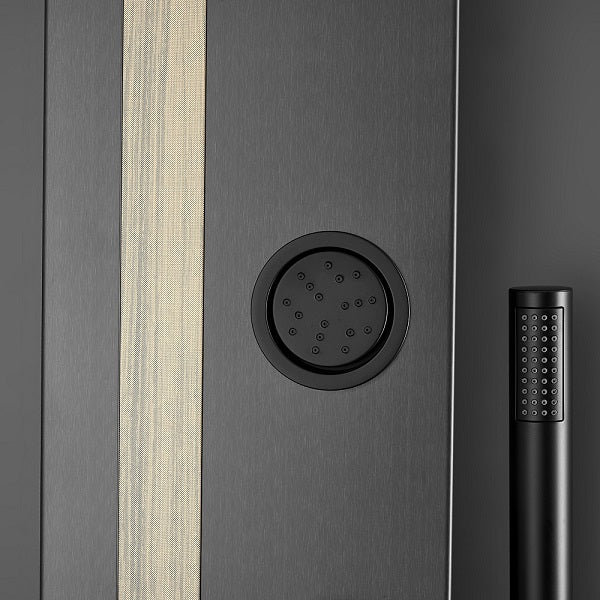 Dolce Luxury Shower Panel with Rainfall Showerhead, Body Jets, and Aromatherapy by Cascada Showers - Image 5