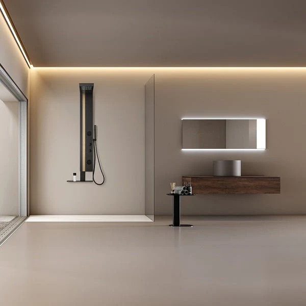 Dolce Luxury Shower Panel with Rainfall Showerhead, Body Jets, and Aromatherapy by Cascada Showers - Image 6