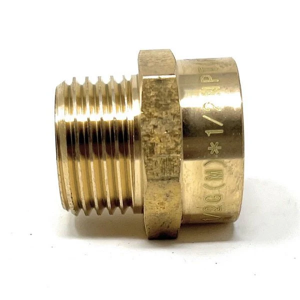 G Thread (British BSPP) Male to NPT Female Adapter - Lead Free (1/2" x 1/2") - Image 7