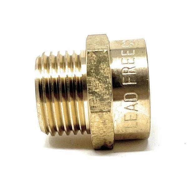 G Thread (British BSPP) Male to NPT Female Adapter - Lead Free (1/2" x 1/2") - Image 9