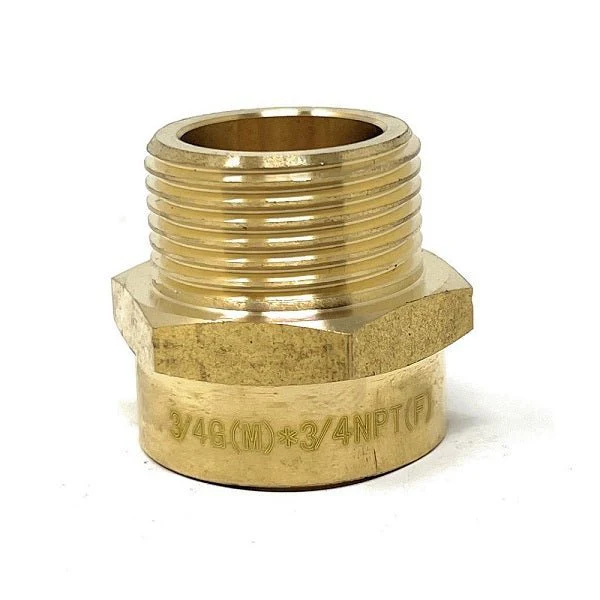 G Thread (British BSPP) Male to NPT Female Adapter - Lead Free (3/4" x 3/4") - Image 11
