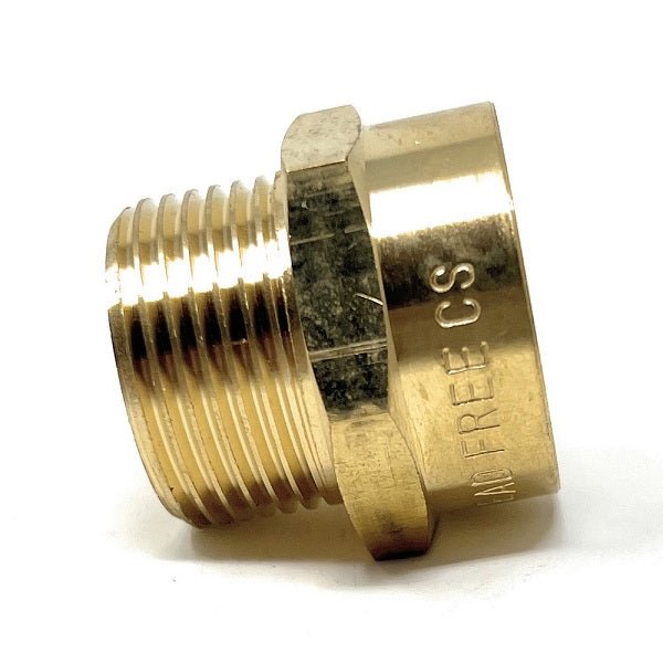G Thread (British BSPP) Male to NPT Female Adapter - Lead Free (3/4" x 3/4") - Image 15