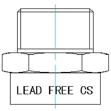 G Thread (British BSPP) Male to NPT Female Adapter - Lead Free (3/4" x 3/4") - Image 6
