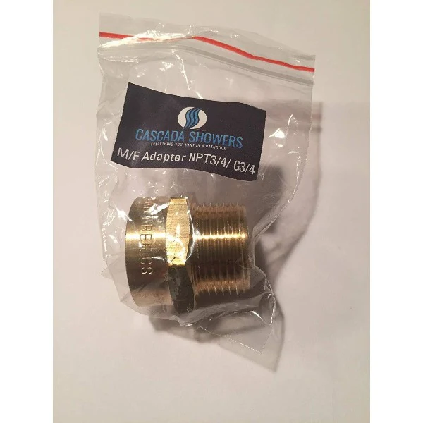G Thread (British BSPP) Female to NPT Male Adapter - Lead Free (3/4" x 3/4") - Image 15